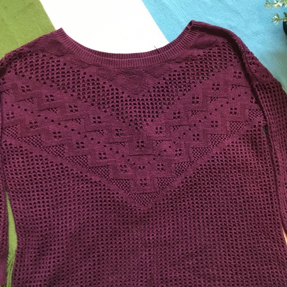 Adorable Mesh Knit Sweater from AE - Picture 2 of 4